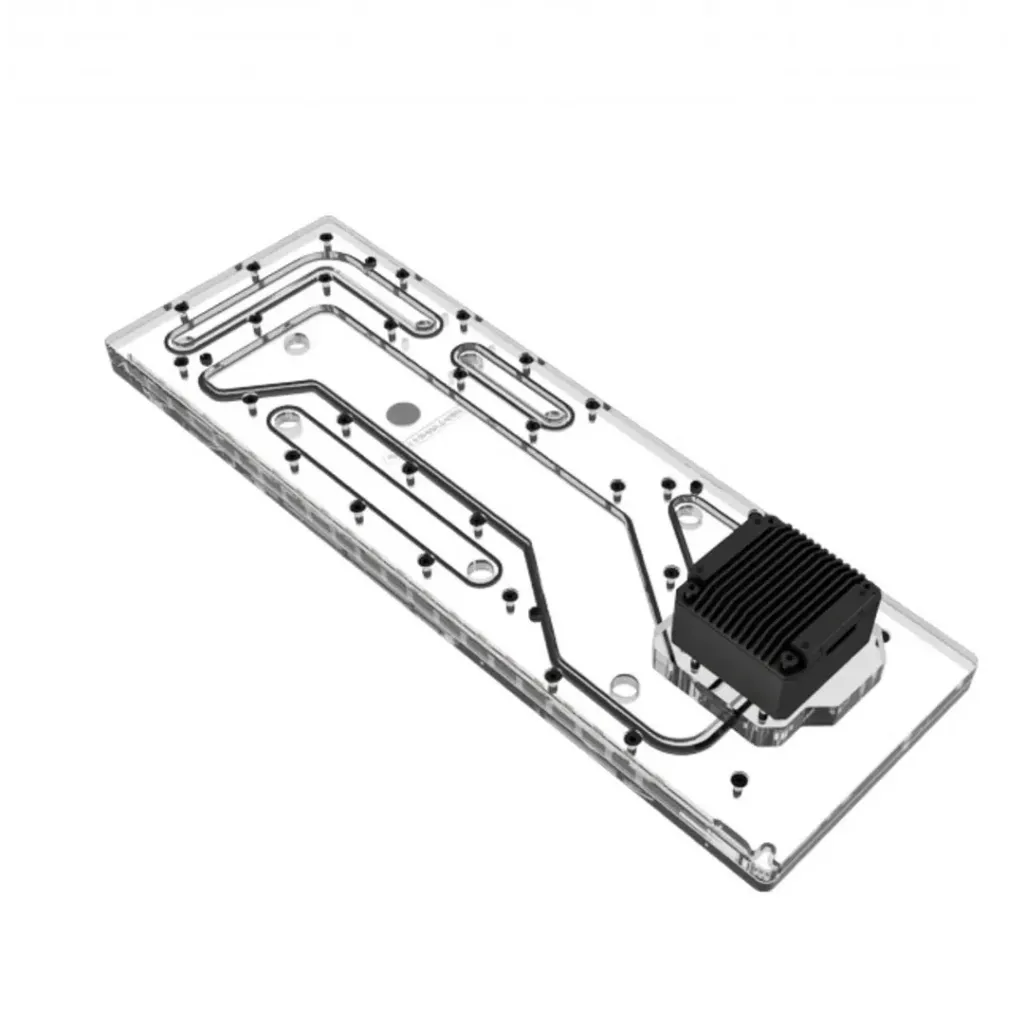 Bykski Distro Plate para gabinete Lian Li PC-O11 Dynamic 5v ARGB no incluye bomba RGV-LAN-O11-P