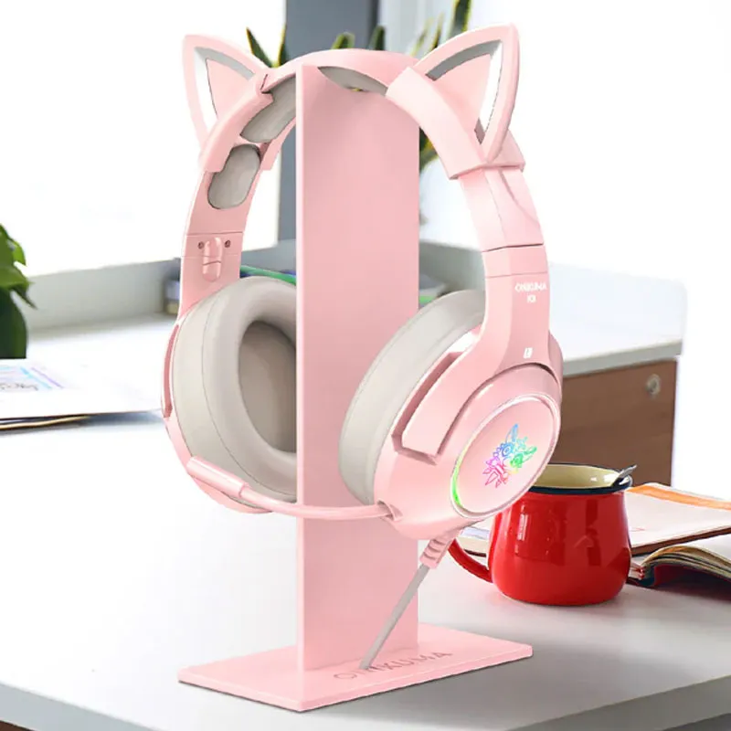 [01746] Onikuma ST-1 Pink Soporte para audífonos Gamer plastico