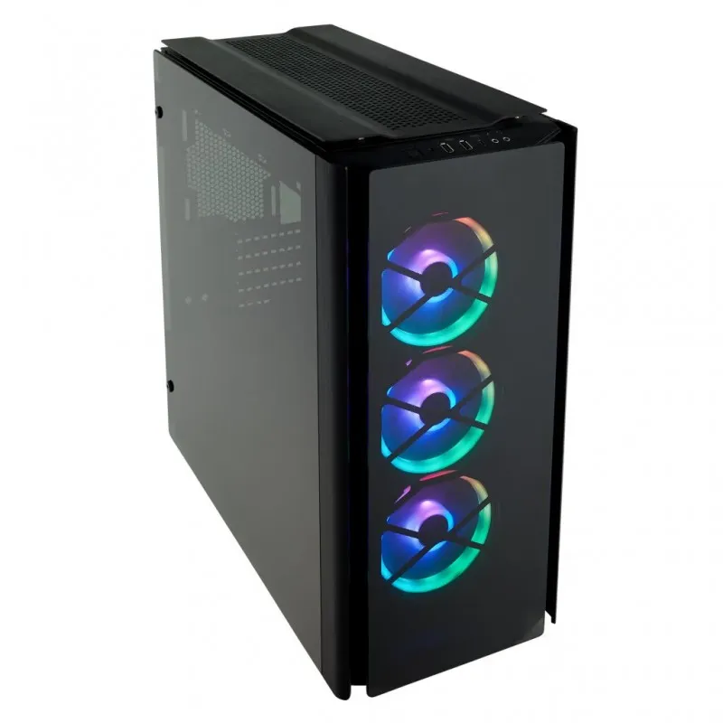 [02850] CORSAIR Obsidian Series 500D RGB SE Premium Black Mid Tower 3 Fans incluídos CC-9011139-WW