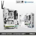 ASRock Z890 Steel Legend WiFi 7 ATX LGA1851 Intel Core Ultra DDR5 M.2 PCle 5.0 ARGB SATA3 6.0 Gb/s Thunderbolt