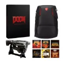 Doom Anthology + réplica de BFG 5'' con luces LED y soporte SteelBook exclusivo + Mochila MSI Urban Raider Gaming Black