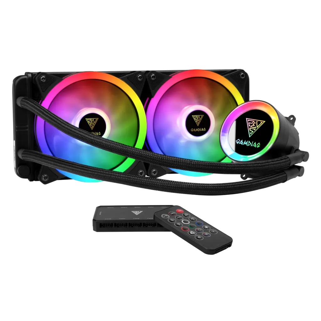 [00758] Gamdias CHIONE M2-240R Intel LGA 1200/115x AMD AM4 TR4 WaterCooling 240mm