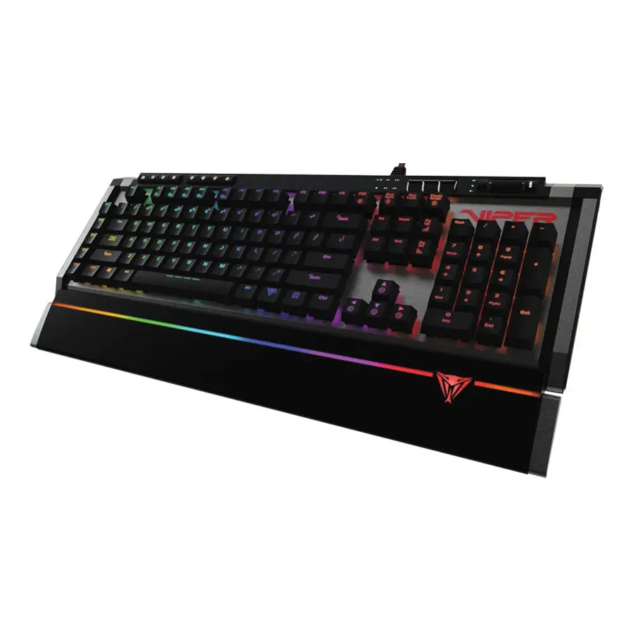 [00998] Patriot Viper V770 Teclado Mecanico RGB Teclas Media y Macro Ingles Layout