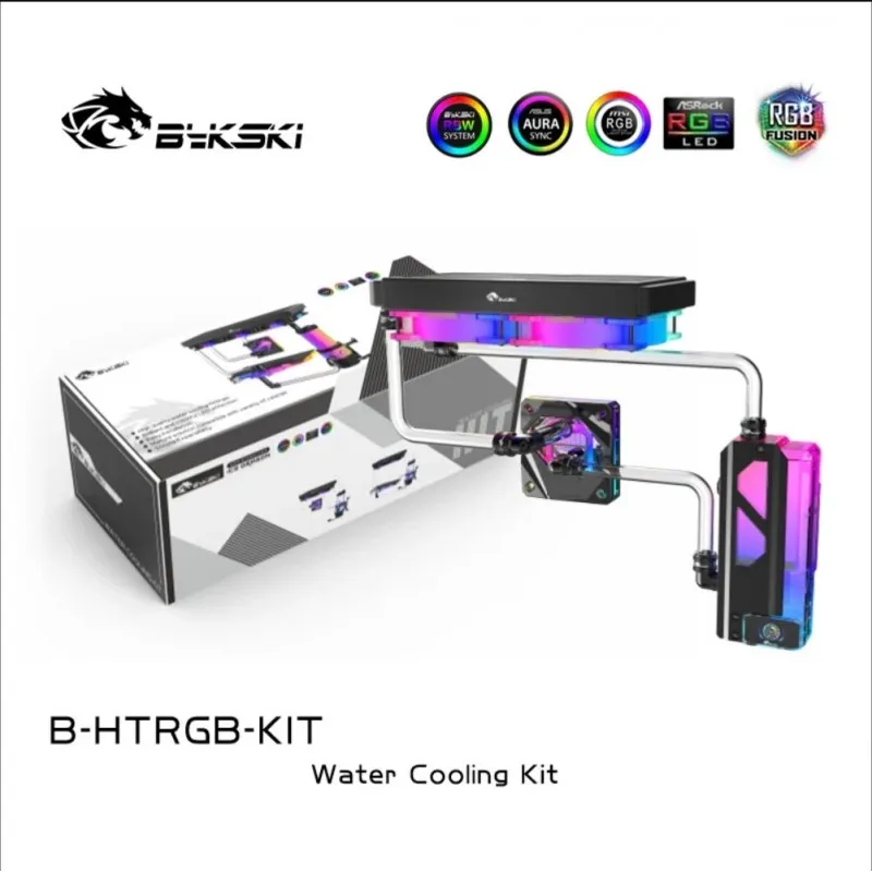 [01610] Bykski Water Cooling Kit 360mm radiador Hard Tube Intel Lga 1700 Kit Super PC Player Cooler