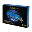 ADATA Legend 710 M.2 1TB SSD PCIe Gen3 x4 M.2 2280 unidad de estado sólido, lectura hasta 2,400 MB/s, 3D NAND, LDPC, cifrado AES de 256 bits