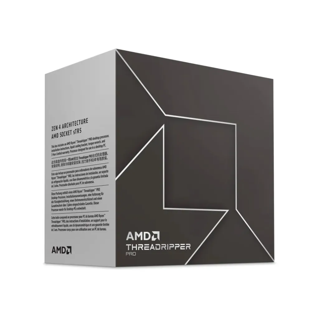 [02795] AMD PRO 7995WX Ryzen Threadripper 350W SP6 - Zen 4 - 96-Core/192-Hilos