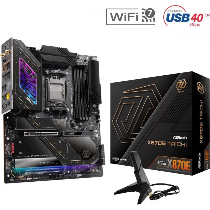 [02920] ASRock X870E TAICHI AM5 AMD X870E SATA 6Gb/s Extended ATX Motherboard
