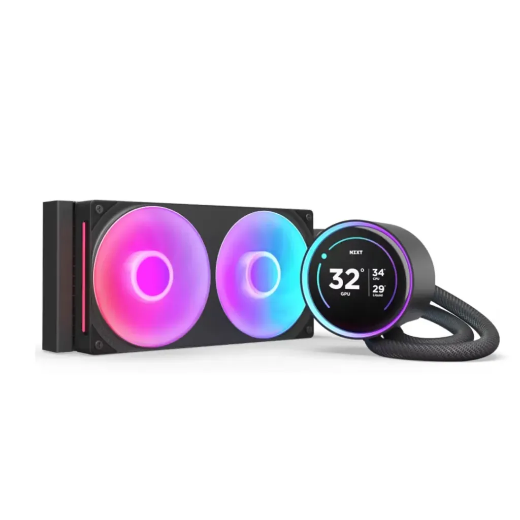 [03340] NZXT KRAKEN ELITE Black 240mm LCD 2,72" LGA 1851 1700 1200 115X y AMD AM5 AM4 RL-KN24E-B2