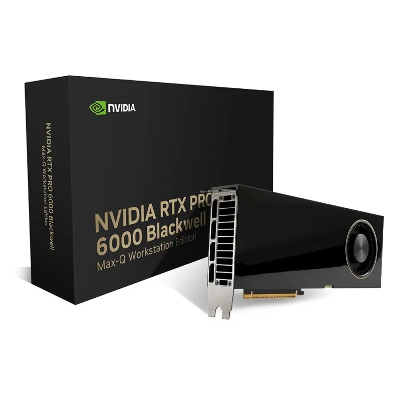 [03571] PNY NVIDIA RTX PRO 6000 Blackwell Max-Q 96GB GDDR7 with ECC AI Accelerator Cards - RTX PRO 6000 Blackwell Max-Q