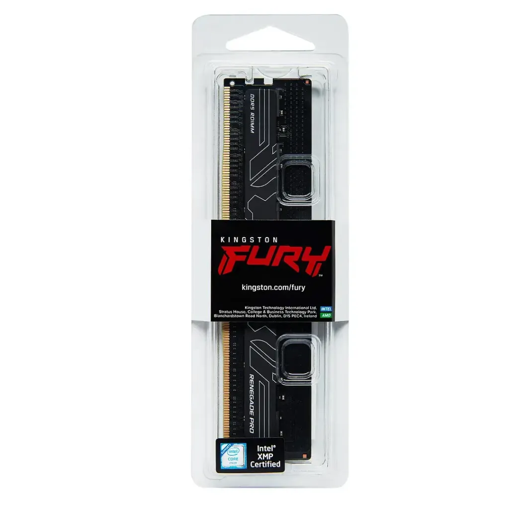 [02634] Kingston 32GB DDR5 ECC Fury Renegade Pro XMP 5600MT/s Reg CL36 KF556R36RB-32