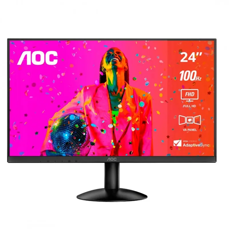 AOC 24B30HM2 24" 100Mhz 1ms Gamer FullHD 1920x1080 HDMI, VGA , Soporte VESA 100X100