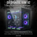 LIAN LI O11D MINI V2 Flow BLACK Case ATX Incluye 5x Fan Reverso