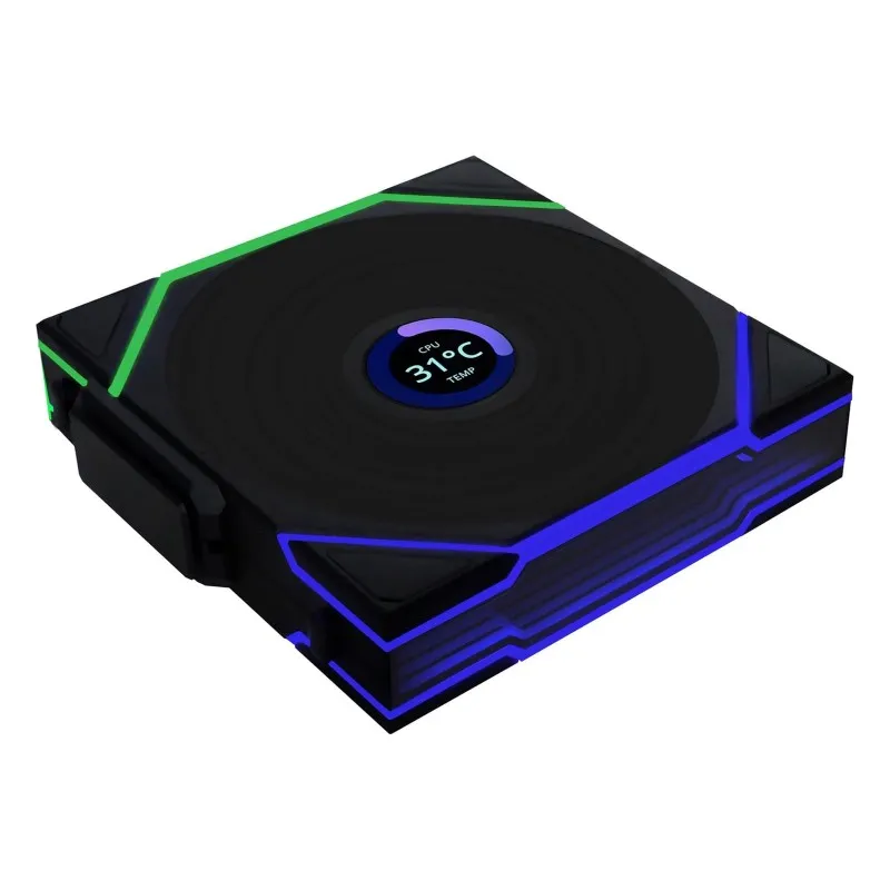 [03818] Lian Li 120mm Fan TL WIRELESS LCD Negro regular G99.12TLLCD1W1B.00