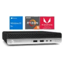 HP EliteDesk 705 G4 Mini PC AMD Quad-Core Ryzen 5 Pro 2400GE hasta 3.8GHz, 8GB DDR4 RAM, 256GB SSD, Windows 11 Pro