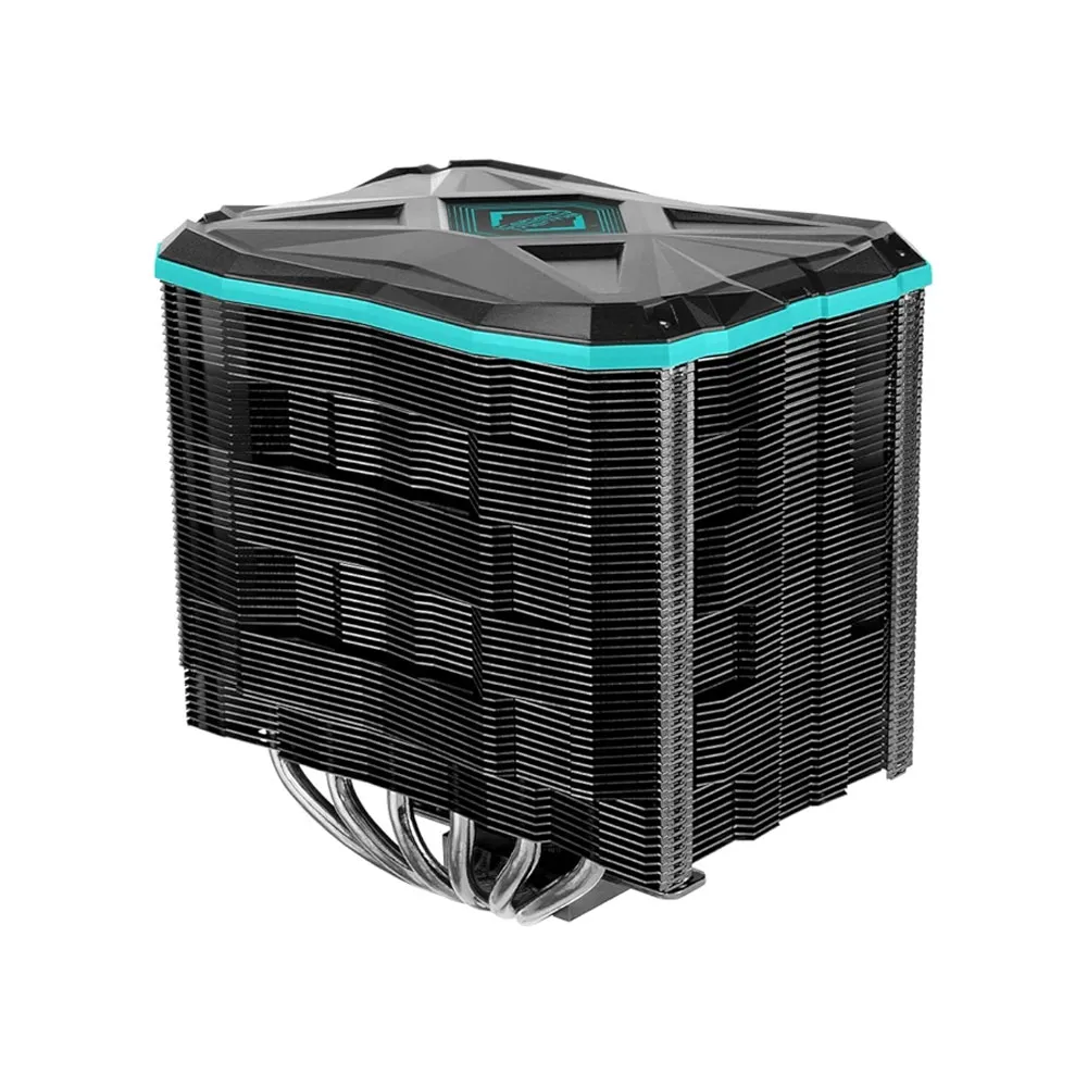 [03503_2] Iceberg Thermal IceSLEET G6 Stealth Black-Nickel LGA 1851 1700 & AM5 6 Heatpipe 140mm 225w Tdp