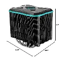 Iceberg Thermal IceSLEET G6 Stealth Black-Nickel LGA 1851 1700 & AM5 6 Heatpipe 140mm 225w Tdp