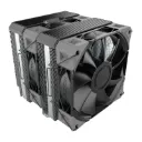MONTECH NX600 BLACK CPU FAN 6 tubos 28mm 2000RPM Base cobre 85CFM Intel LGA1700/1851 AMD AM5/AM4