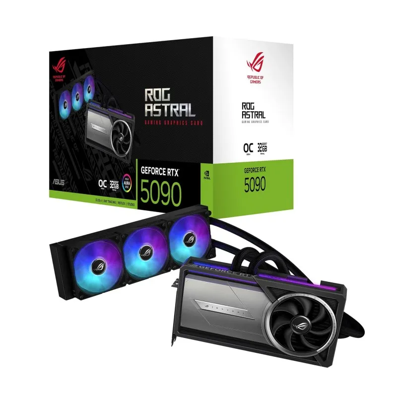 [03869] ASUS ROG Astral LC GeForce RTX 5090 32GB GDDR7 OC Edition HDMI ROG-ASTRAL-LC-RTX5090-O32G-GAMING HiEndVGA