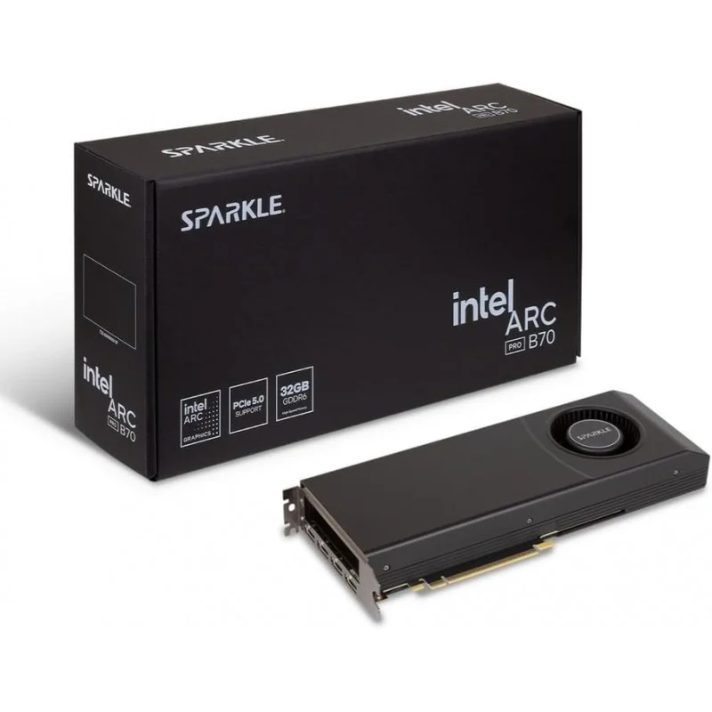 SPARKLE Intel ARC Pro B70 32GB GDDR6 Ai card Blower Fan [SBP70W-32G]