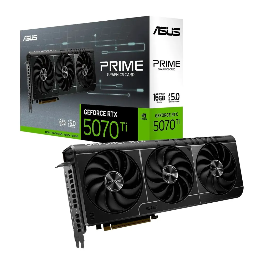 ASUS PRIME RTX 5070 Ti 16GB GDDR7 OC Edition PRIME-RTX5070TI-O16G