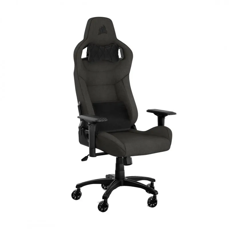 Corsair T3 RUSH Carbón Tela Silla Gamer Profesional reclinable, transpirable CF-9010057-WW