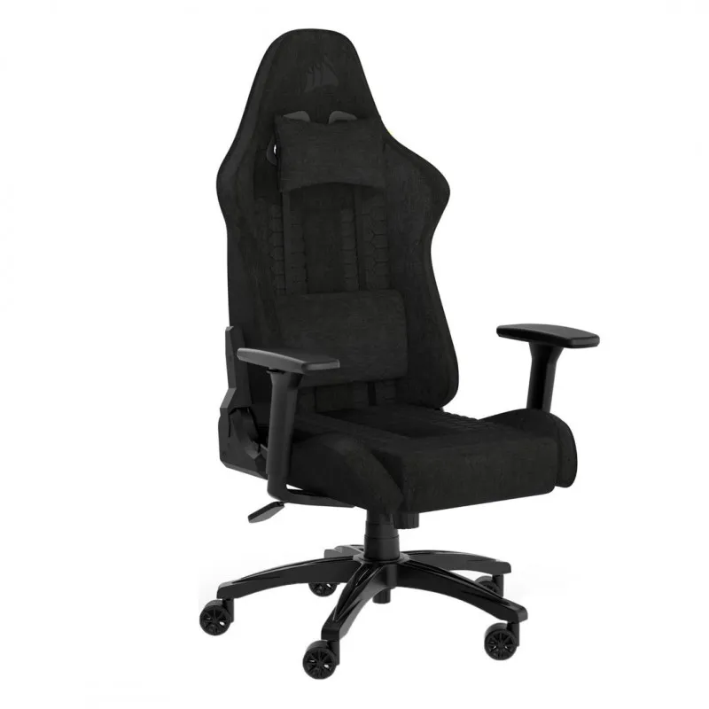 Corsair TC100 RELAXED Negra Silla Tela Gamer Reclinable Transpirable - CF-9010051-WW-DS