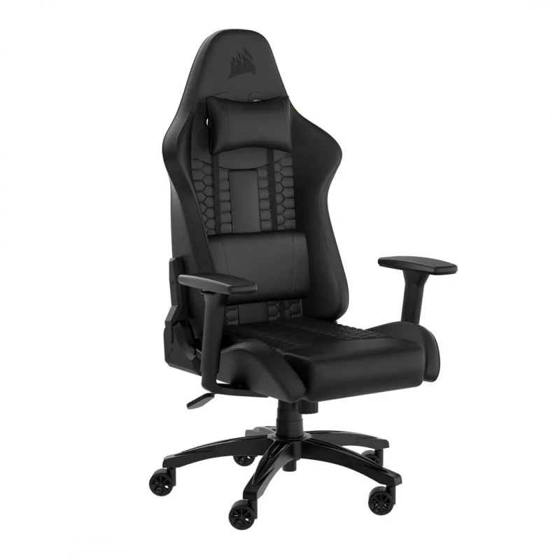 Corsair TC100 RELAXED Negro Silla Polipiel Gamer Reclinable CF-9010050-WW-DS