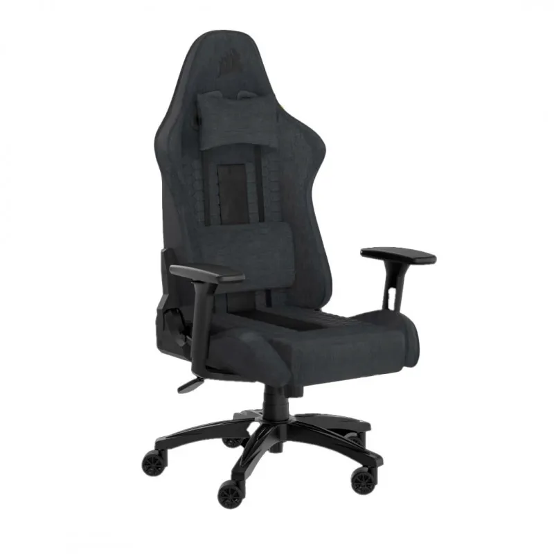 Corsair TC100 RELAXED Negra/Gris Silla tela Gamer transpirable - CF-9010052-WW-DS