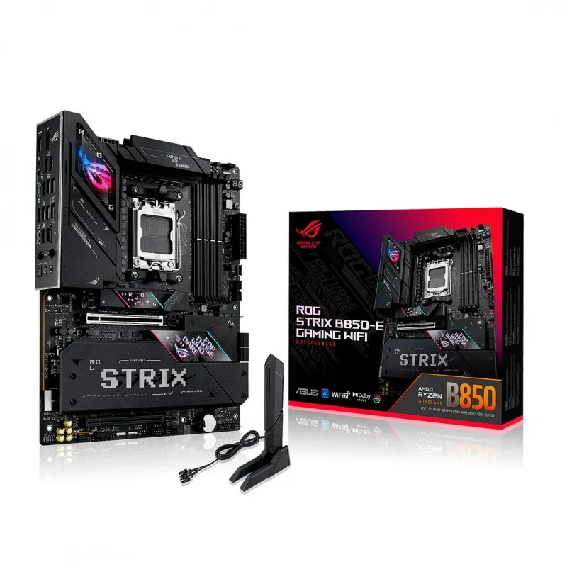 [03760] ASUS ROG Strix B850-E Gaming WiFi AMD AM5 B850 ATX DDR5  WiFi 7 5X M.2 5G LAN PCIe 5.0, USB4