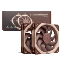 Noctua x2 120mm PC Fan NF-A12x25 G2 PWM Premium-Quality Quiet (Brown) NF-A12x25 G2 PWM Sx2-PP