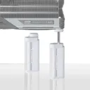 EZDIY-FAB Soporte de GPU,Soporte de soporte de GPU Altura ajustable,Soporte de aluminio Blanco EZDPI171-3