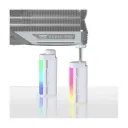 EZDIY-FAB Soporte de GPU, soporte de tarjeta gráfica ARGB de 5V3 pines, Blanco EZDPI171-2