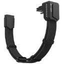 EZDIY-FAB Shield PCIE 5.1 Extensión GPU Reverso Black adaptador 90° 12V-2x6, PCIe 5.1 de 16 pines (12+4) 12VHPWR EZDPR230-6