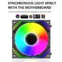 AIRFLOW M28 MAGNETICO BLACK FAN 120MM ARGB REGULAR UN CABLE 3PIN AIR FLOW RGB DE 3PIN CONTROL PLACA MADRE