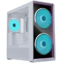 Lian Li LANCOOL 217 INF White Infinity Mirror,Mid Tower ATX, X3 fans (2 ARGBx170 mm, 1x140 mm),frontal cristal efecto espejo