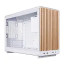 Lian Li A3 Glass White Wood mATX Vidrio Templado Fan M-ATX G99.A3W-WDG.00